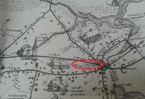 Map showing North Scituate railway station, 1930